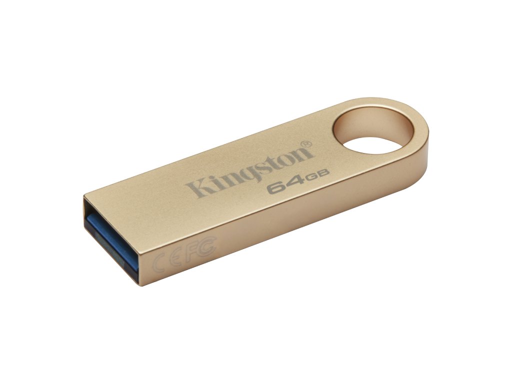 Kingston 64GB 220MB/s Metal USB 3.2 Gen 1 DataTraveler SE9 G3, EAN: 740617341270-3